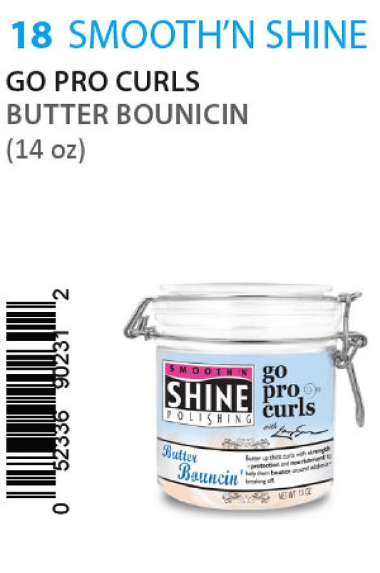 Smooth'n Shine-18 Go Pro Curls Butter Bounicin (14oz)