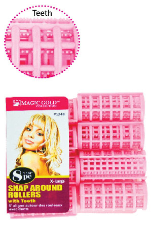 Magic Gold  - Snap Around Teeth Rollers  - -X-Large 1248