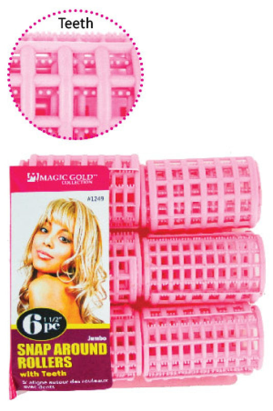 Magic Gold  - Snap Around Teeth Rollers  - Jumbo 1249