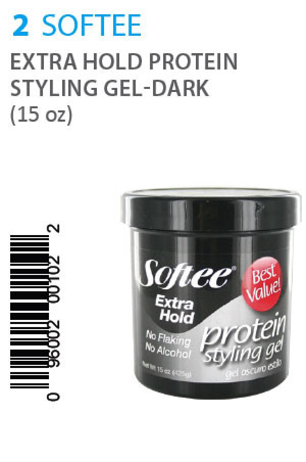 Softee-2 Extra Hold Protein Styling Gel  -15oz