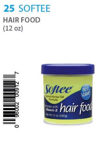 Softee-25 Hair Food With Vitamine E -12oz