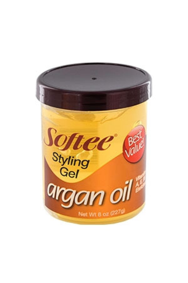 Softee-73 Styling Gel  Argan Oil (8 oz)