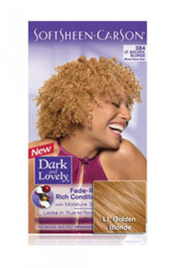 Dark & Lovely-4 Soft Sheen Carson-384 Light Golden Blonde