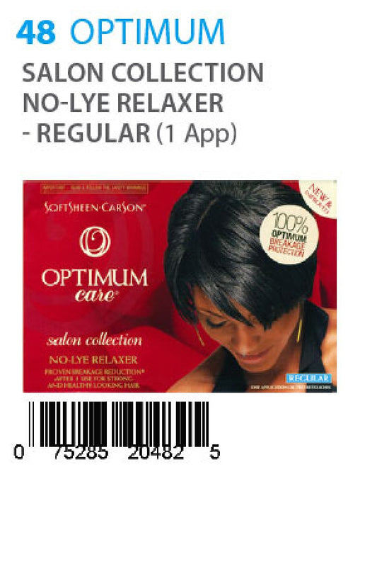 Optimum Care-48 Salon Collection No-Lye Relaxer - Regular (1app)