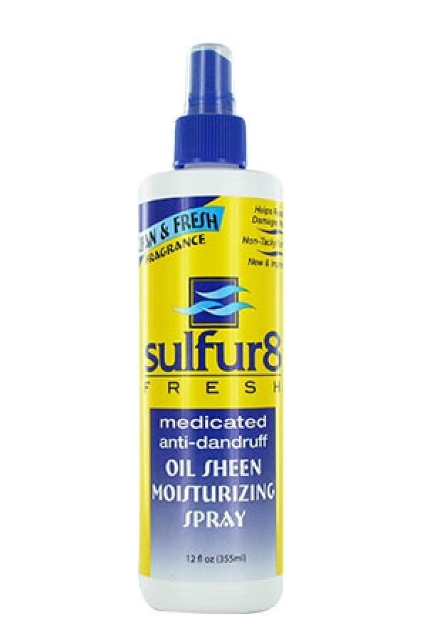 Sulfur 8-27 Fresh Oil Sheen Moisturizing Spray (12 oz)