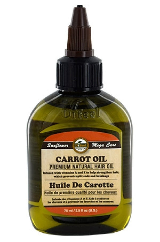 Sunflower-53  Difeel Premium Natural Hair Oil (2.5 oz)-Carrot