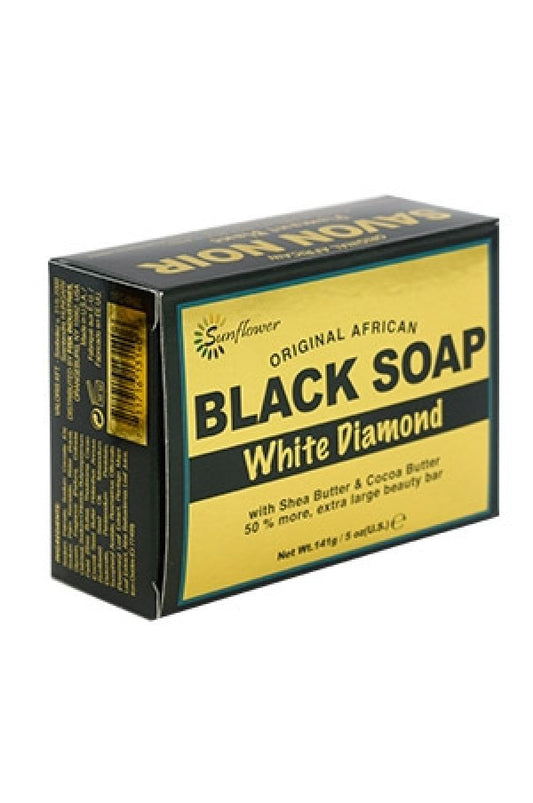 Sunflower-55 Black Soap (5 oz) - White Diamond