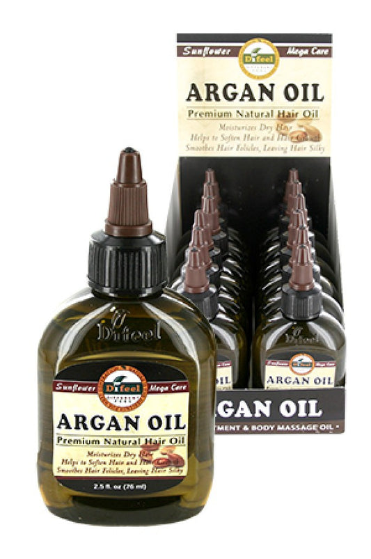 Sunflower-39 Diffel Premium Natural Hair Oil (2.5oz)-Argan