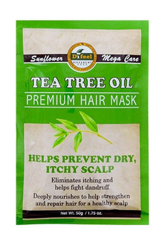 Sunflower-64 Difeel Premium Hair Mask (1.75/12pc/ds) - Tea Tee Oil