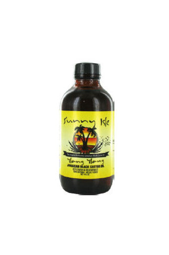 Huile de ricin noire jamaïcaine Sunny Isle-7 Ylang Ylang 4oz