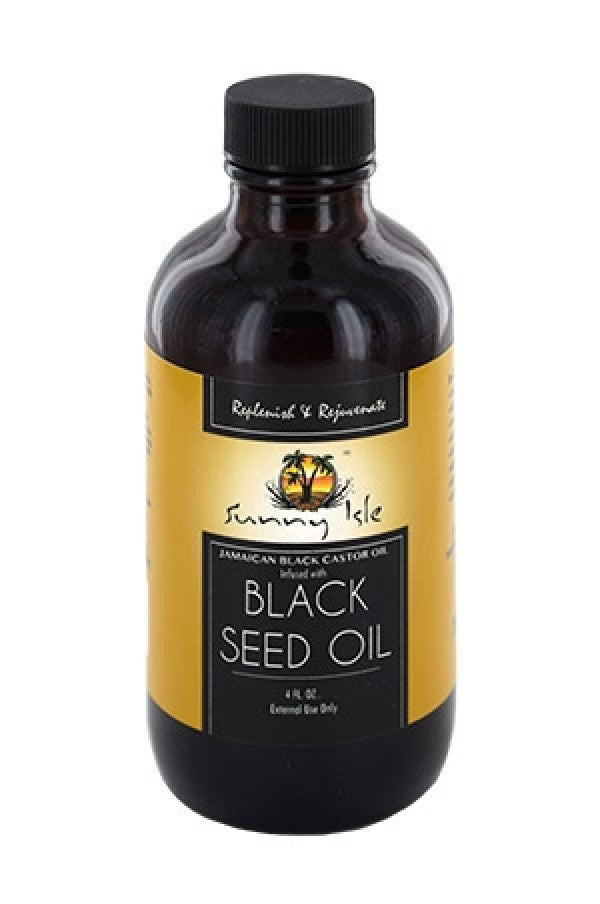 Sunny Isle Jamaican Black Castor Oil-24 JBCO Infused w/ Black Seed Oil (4 oz)