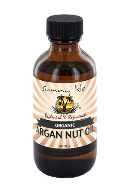 Sunny Isle Jamaican Black Castor Oil-26Organic Argan Nut Oil (2 oz)