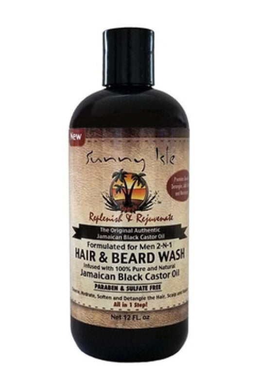 Sunny Isle Jamaican Black Castor Oil-39 JBCO Hair & Beard Wash (12 oz)