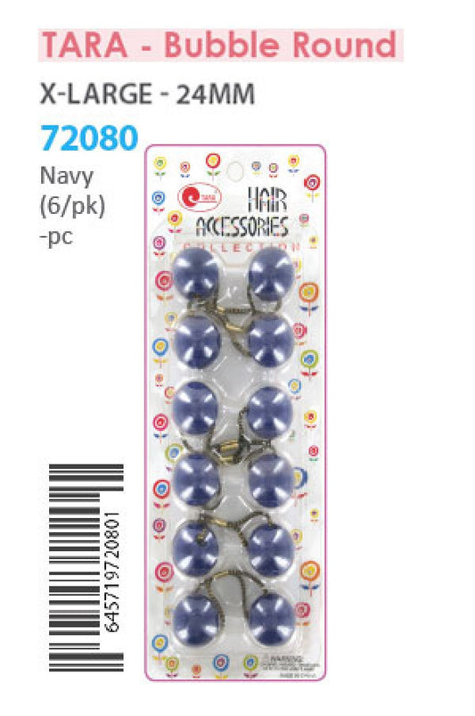 Tara Bubble Round 72080 Navy XL 6/pk -pc