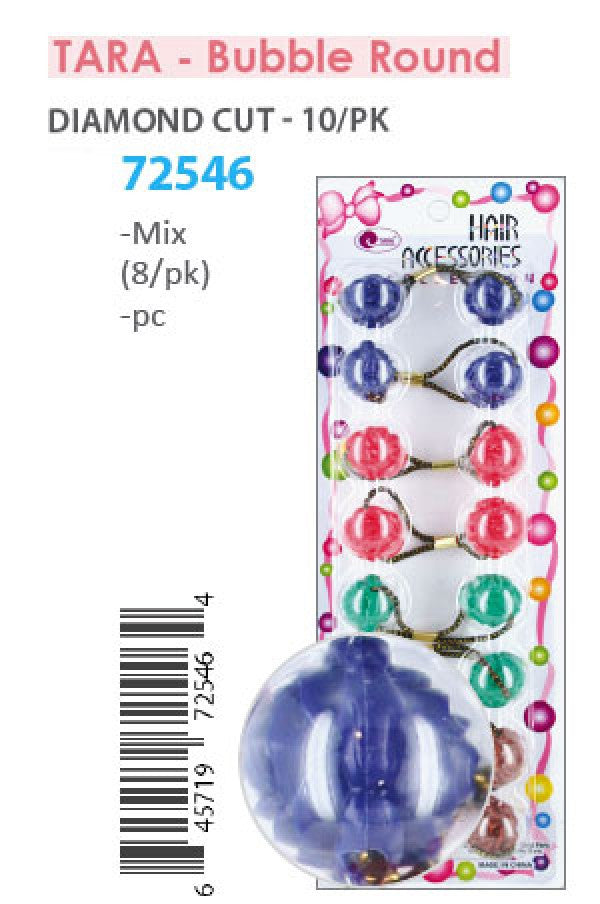 Tara Bubble Rose 72546 Mix 8/pk -pc - Canada Beauty Supply