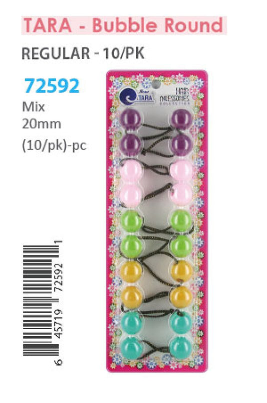 Tara Bubble Round 72592 Mix 20mm  10/pk -pc