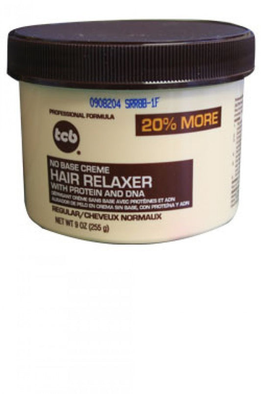 Tcb-12 No Base Creme Hair Relaxer with Protein and DNA Regular (9 oz)