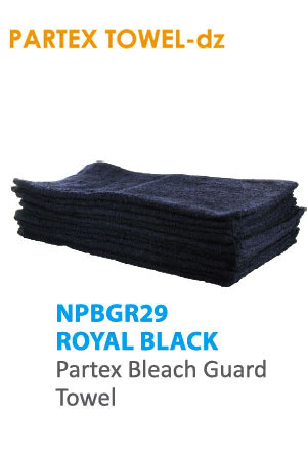 Partex Beach Guard Towel NPBGR29 Royal Black -dz