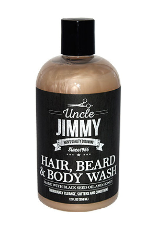 Uncle Jimmy-4 Hair, Beard & Body Wash (12 oz)