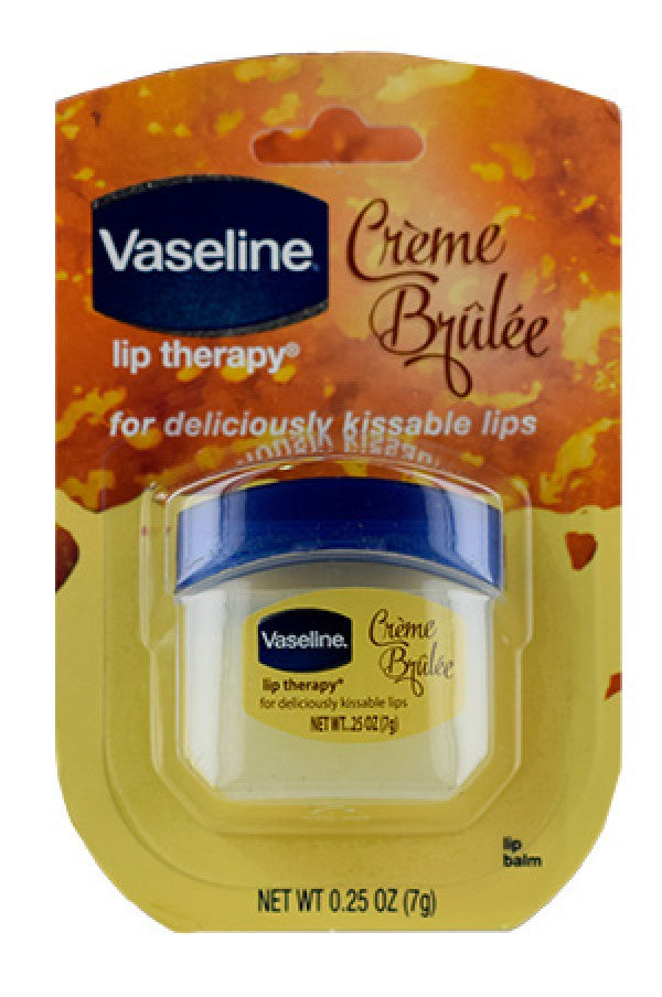 Vaseline-5 Lip Therapy Jar Creme Brulee (0.25oz)