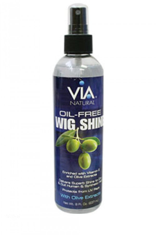 Via Natural-39 Vitamin E & Olive Oil Extract Oil Free Wig Shine (8 oz)