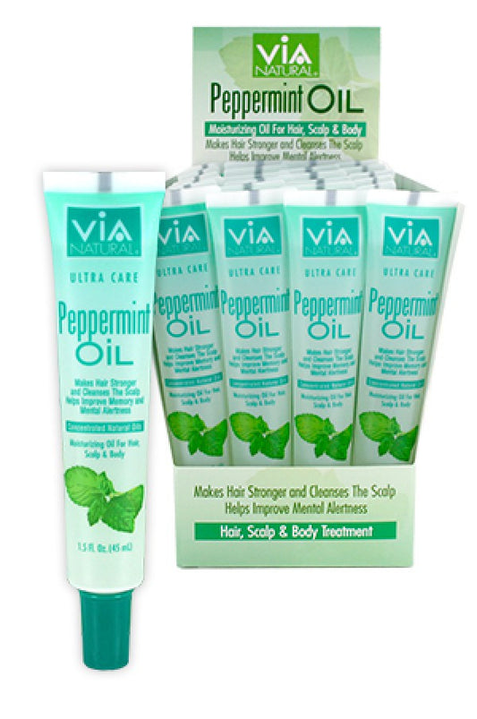 Via Natural-72 Peppermint Oil Tube (1.5oz/24pc/ds)