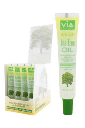 Via Tube d'arbre à thé à l'huile Natural-75 (1,5 oz/24 pièces/ds)