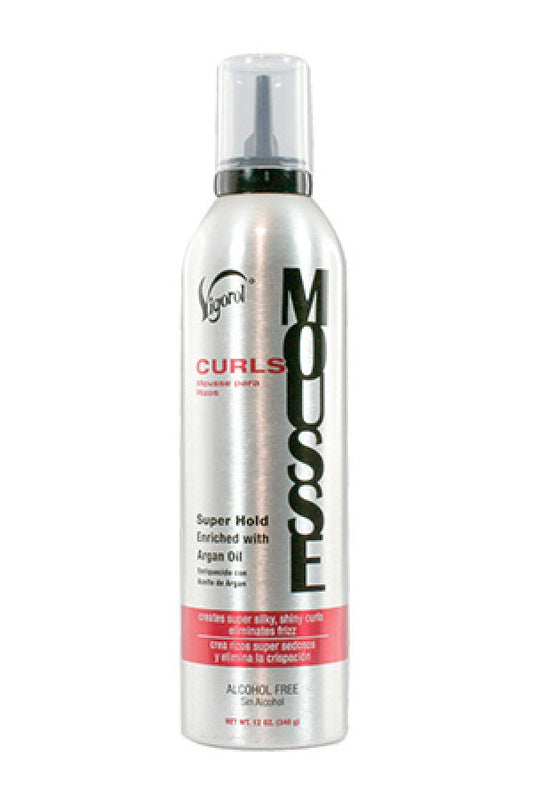 Vigorol-12 Curls Mousse (12oz)-Red