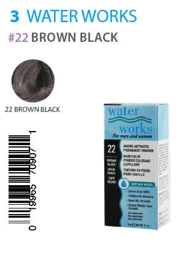 Water Works-3 22 Brown Black (0.21oz)