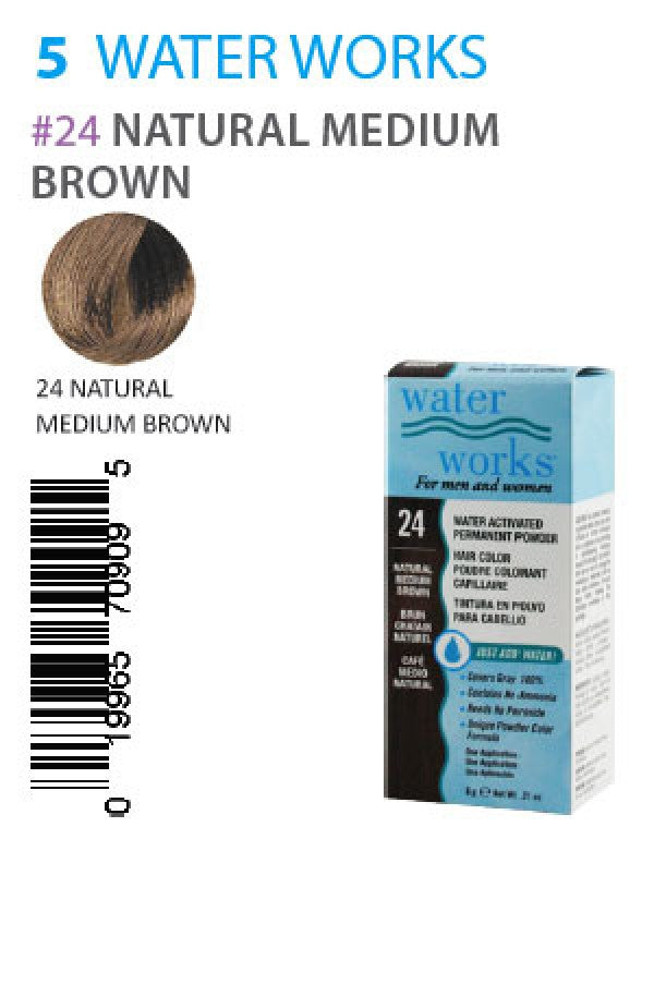 Water Works-5 24 Natural Medium Brown (0.21oz)