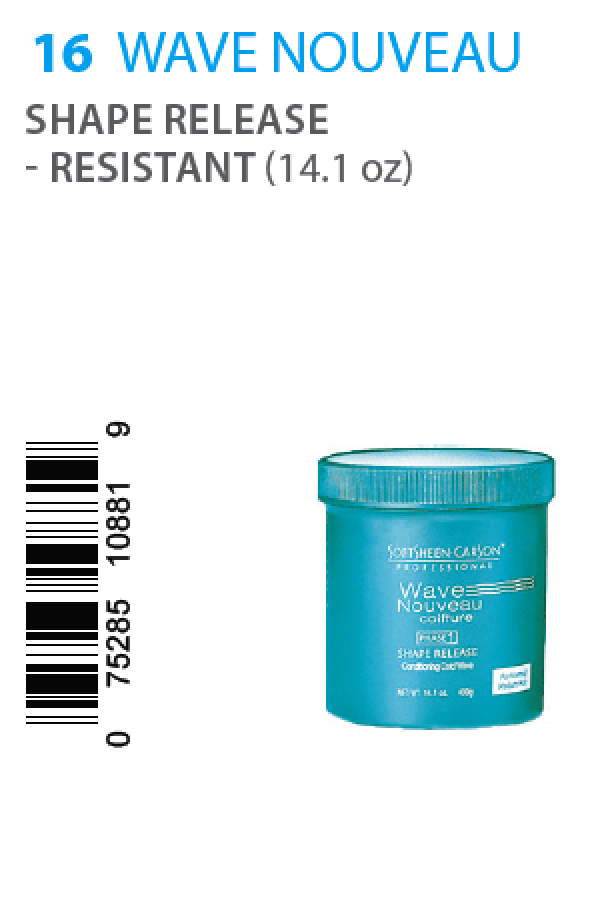 Wave Nouveau-16 Shape Release (Resistant) -14.1oz