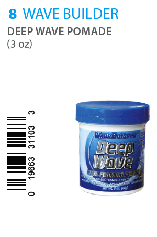 Wave Builder-8 Deep Wave Pomade -3oz