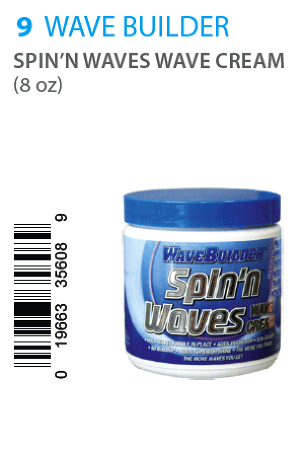 Wave Builder-9 Spin'n Waves Wave Cream -8oz
