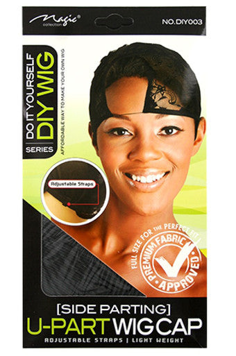 魔法系列 DIY003 侧分U型假发帽-dz