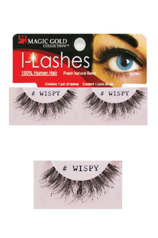 Magic Gold-WISPY I-lashes 100% Human Hair Fresh Natural Band