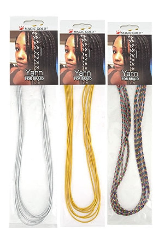 Magic Gold Yarn for Braid -dz